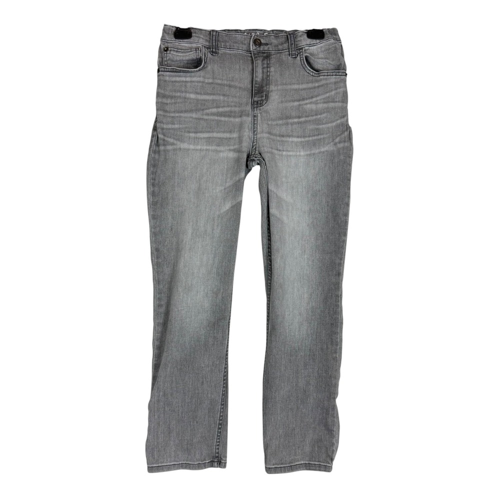Cat & Jack Jeans Kids 16 Slim Gray Straight Super Stretch Denim Casual School